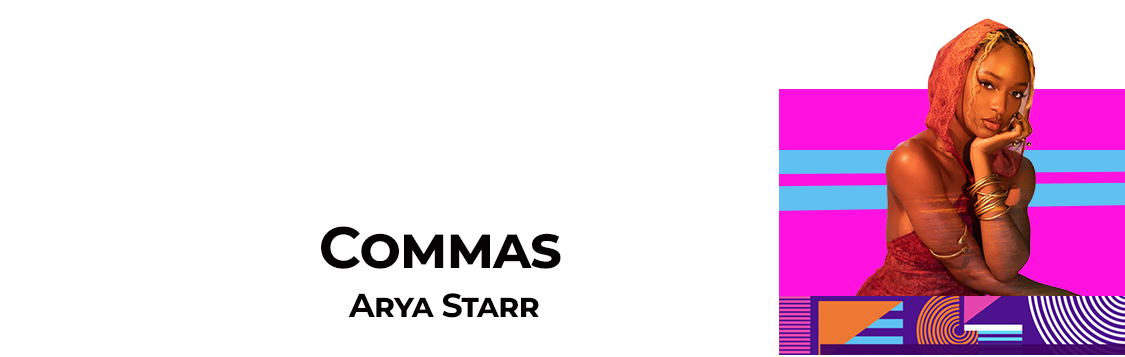Commas-Arya Starr